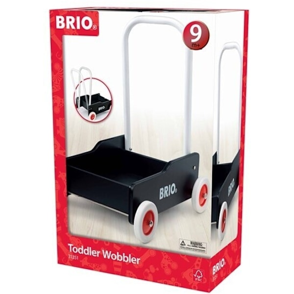 BRIO 31351 - Barnvagn, färg svart