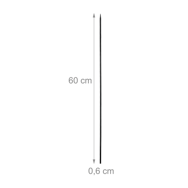 Kukkatikut 60 cm 50 kpl:n setissä