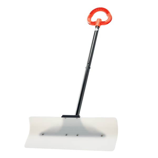 Sneskovl, 24-tommer HDPE-blad, ergonomisk greb