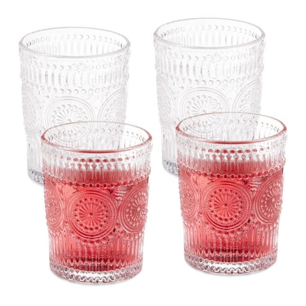 Dricksglas vintage 30 cl set om 4