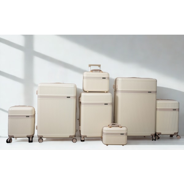 Solier Nokiro 28' XL Hård resväska - Mörkbeige
