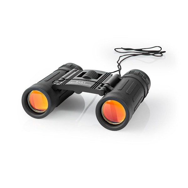 Binocular | Förstoring: 8 x | Objektivlinsdiameter: 21 mm | Synfält: 128 m | Resväska ingår | Svart