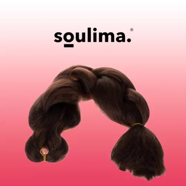 Syntetiske hårfletninger brun Soulima 23567
