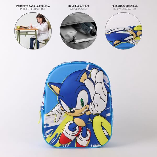 Sonic the Hedgehog 3D -reppu 30 cm