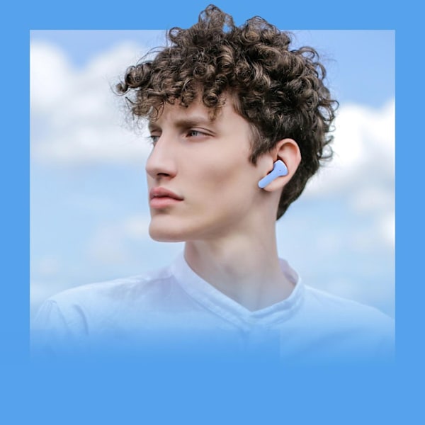 TWS Bluetooth in-ear langattomat kuulokkeet, vaaleansininen