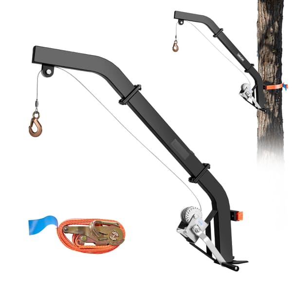 Trädmonterad hjortlyft, 165 kg handvinsch, spärrem