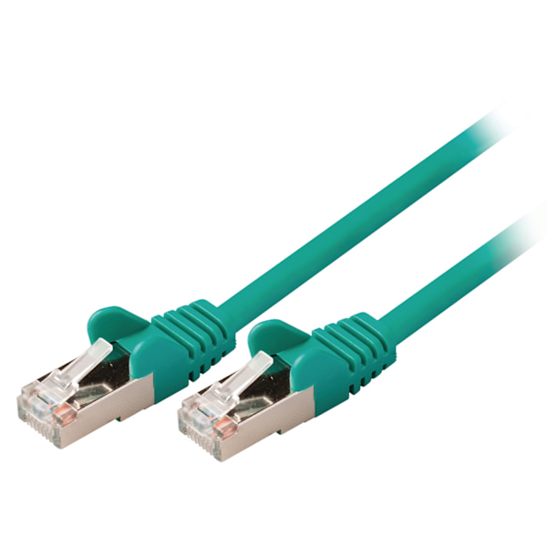 CAT5e SF / UTP Nätverkskabel RJ45 (8P8C) Hane - RJ45 (8P8C) Hane 5.00 m Grön