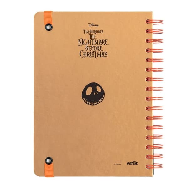 Nightmare Before Christmas A5-notesbog med forede sider