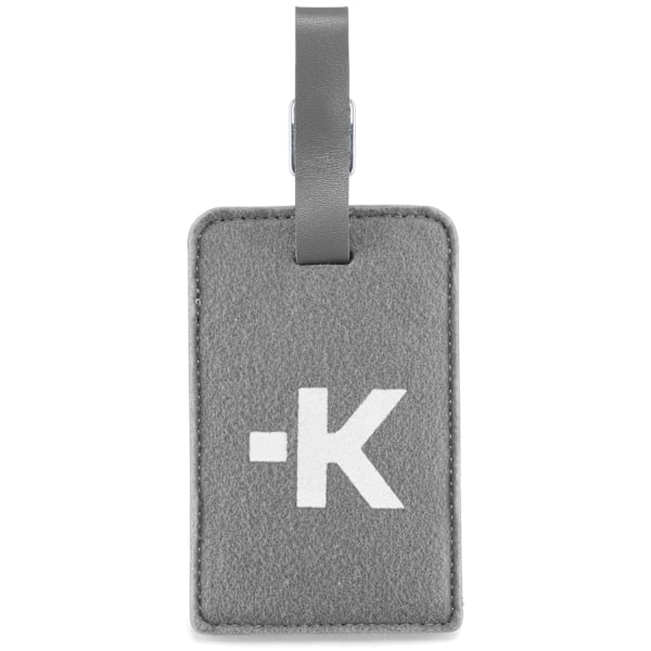 Bagagetag Silver