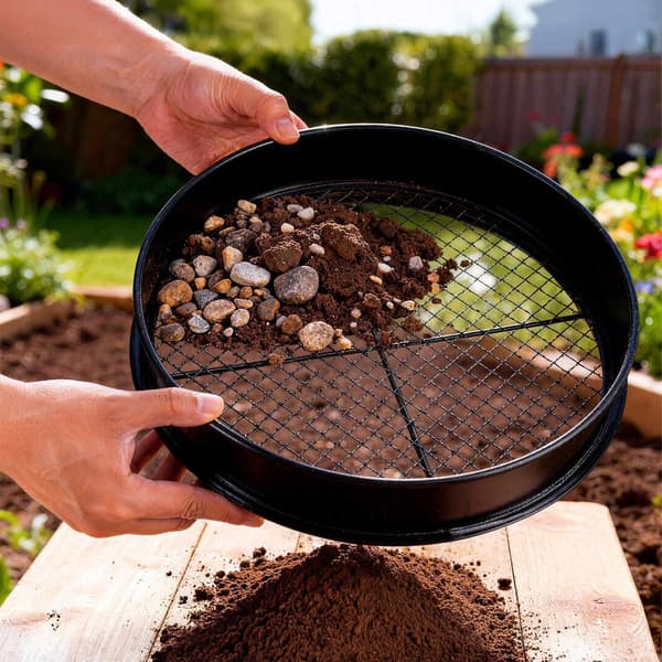 Havesigte 5-i-1 sæt, rustfrit stål, Ø 30 cm
