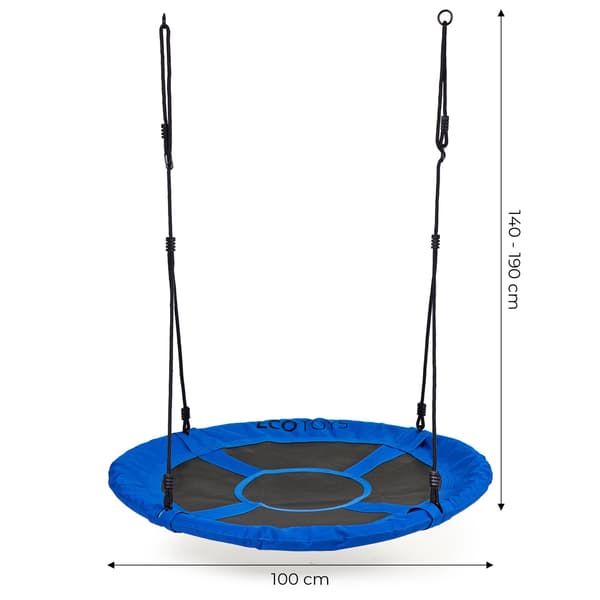 Trädgårdsgunga 100 cm, blå ECOTOYS