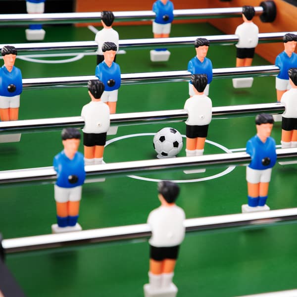Bordfodbold, 2 spillere, indendørs spil