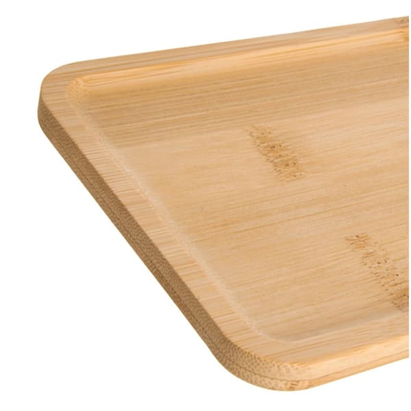Snacksfat i bambu, rektangulärt 20x11 cm