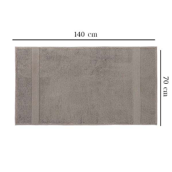 Kylpypyyhe Chicago Bath (70 x 140) - lämmin harmaa