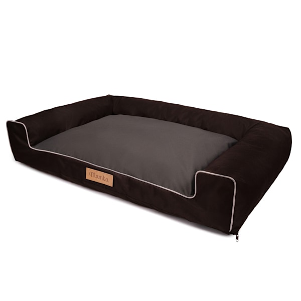 Hundeseng brun XL med personalisering