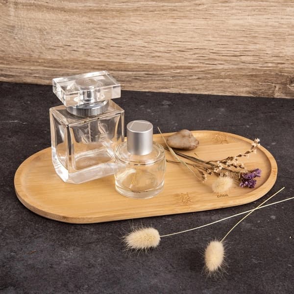 Ovalt snacksfat i bambu, 19x10,5 cm