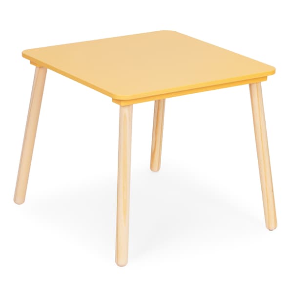 Barnbord och 2 stolar med giraffdesign