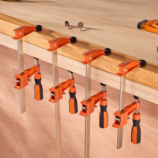 F-Clamp stångklämmor, 4-pack, 600 lb
