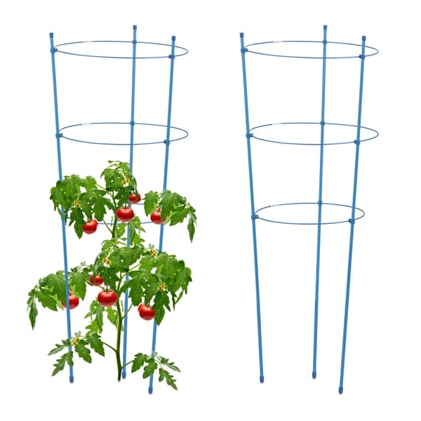 Kasvituki 76 cm sininen, sarja 2 kpl
