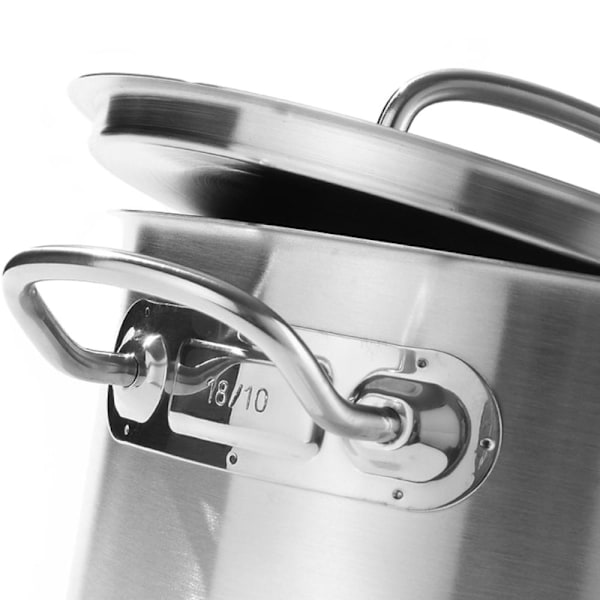 Kitchen Line medium gryde med låg 5,5 l dia. 240 x 135 timer - Hendi 836309