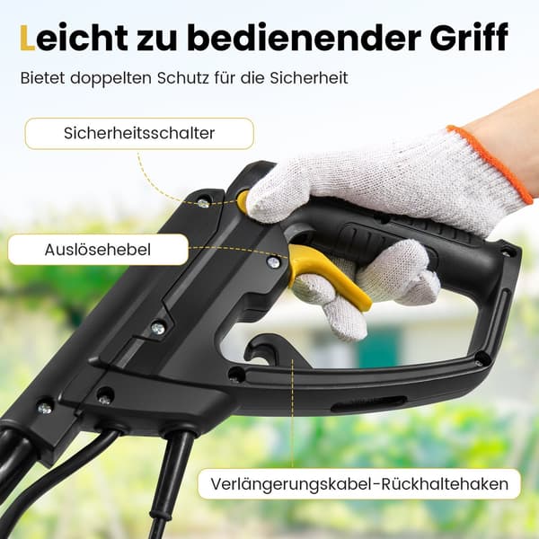 Elektrisk rorpind 1200W, 36cm Bredde, 22cm Dybde