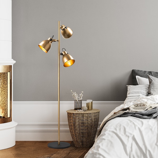 Gulvlampe Spotkafasi 13786 - Guld