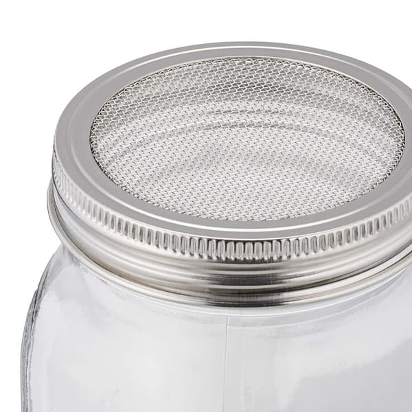 Sprayglas med ramme og skål