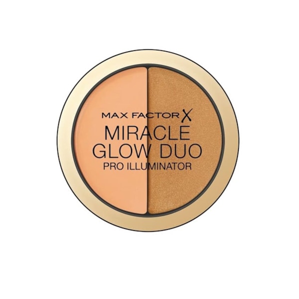 Max Factor, Miracle Glow Duo, Illuminating, Highlighter Powder, 30, Deep, 11 g