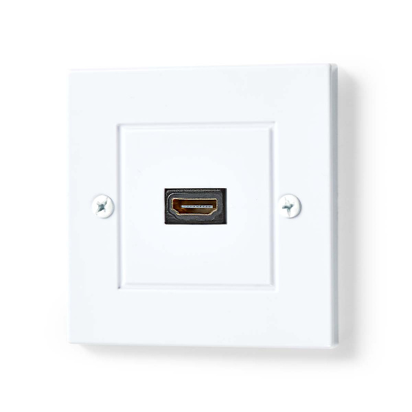 HDMI™ Seinärasia | 1x HDMI™ Female | 4K@60Hz | HDMI™ Ulostulo | Musta | 18 Gbps | Kullattu | Laatikko