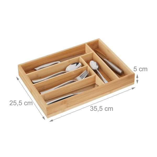 Bambu Bestickbricka 25,5 x 35,5 cm