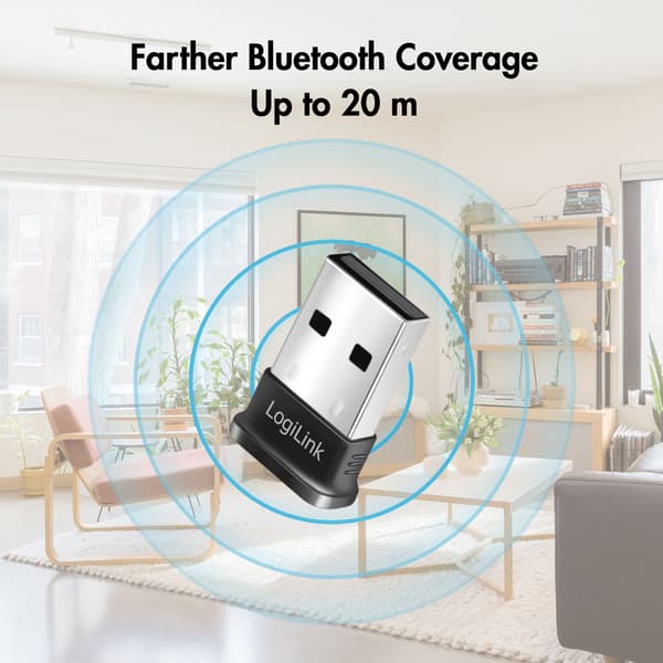 USB-sovitin Bluetooth 5.3 20m