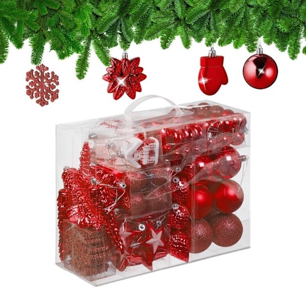 Julgranskulor i 100-pack