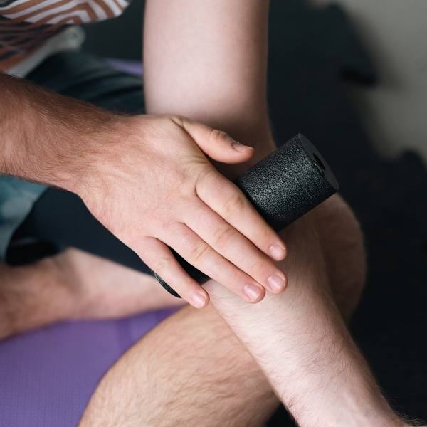 Foam Roller, musta, 15 cm