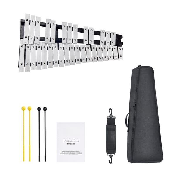 32-Note Glockenspiel Xylophone Kit, vasarat ja laukku