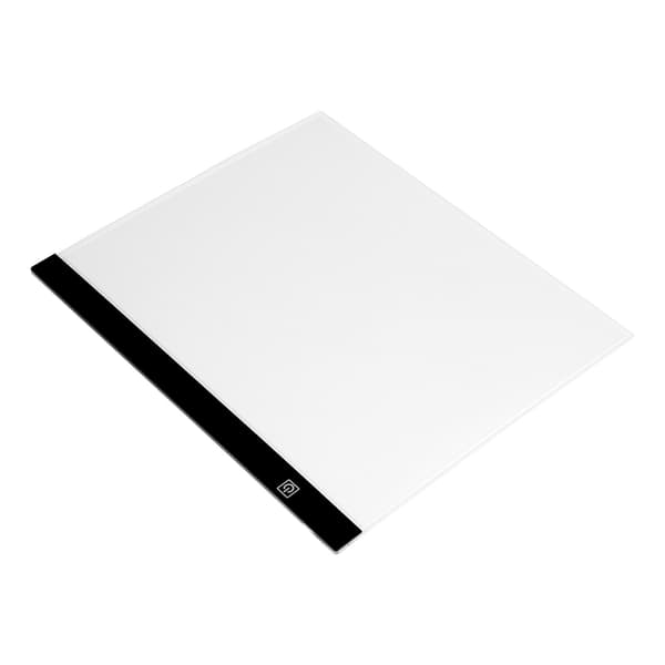 LED-valolevy B4 jäljitykseen, USB-C, himmennettävä, musta