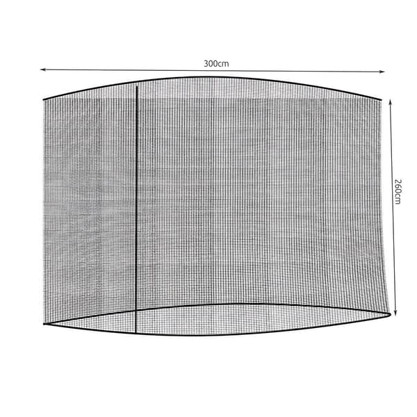 Haveparaply myggenet 3m - sort