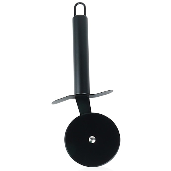 Pizzakniv stål sort 20 cm