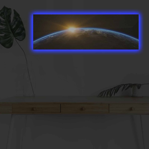 Dekorativ LED-belyst canvasmålning 3090NASA-018