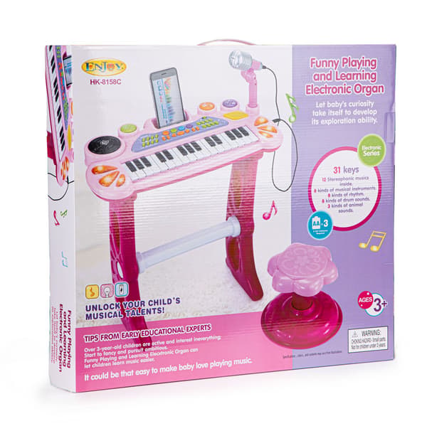 Keyboard orgelpiano med mikrofon mp3
