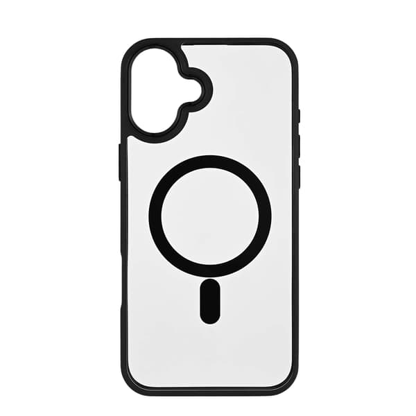 ONSALA Back Bumper Clear Case MagSerie iPhone 16 Plus Clear Case Black
