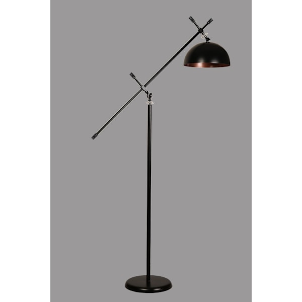 Gulvlampe Hans Lambader Siyah Ayak Retro 3 Başlıklı