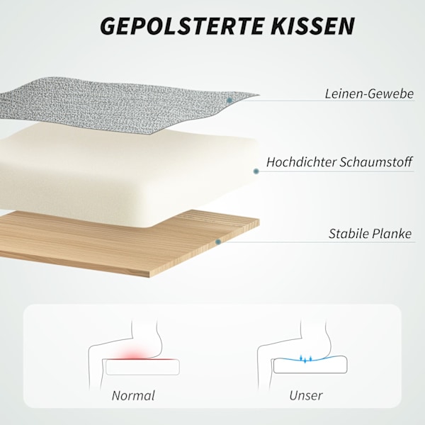 Kontorstol Ergonomisk skrivebordsstol med armlæn, højdejusterbar drejestol med vippefunktion, linnedlook, polstret computerstol, grå
