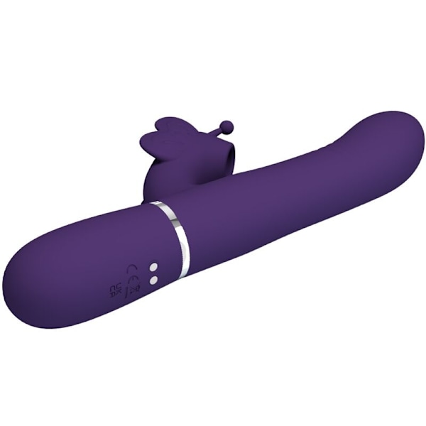 Pretty Love - Multifunction Rabbit Vibrator 4 In 1 Butterfly Lila
