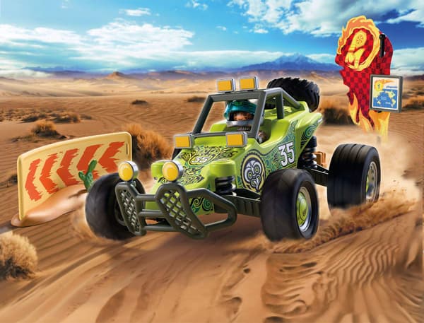Offroad Buggy med baghjulsophæng og reservehjul