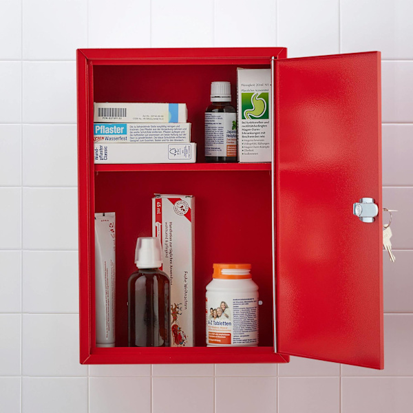 Låsbart medicinskåp