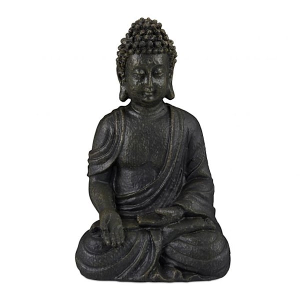 Siddende Buddha figur 18 cm