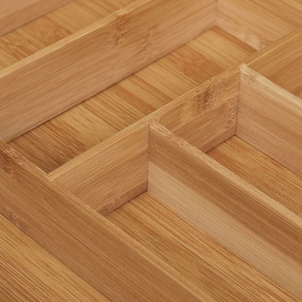 Bestikæske bambus 6 rum
