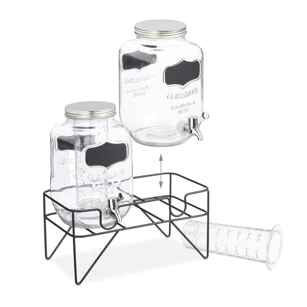 set med 2 dryckespumpar 4L med stativ