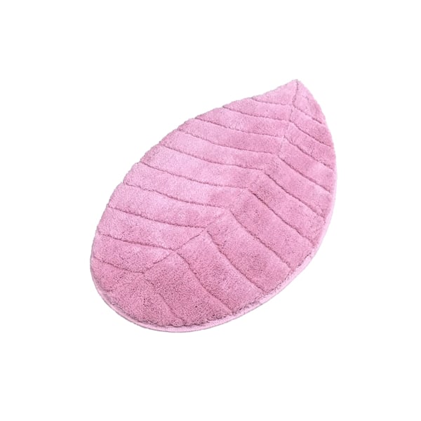 Akryl bademåtte Jungle Leaf - Pink (60 x 100)
