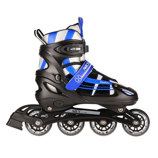 2-i-1 inline & skøjter, mørkeblå, størrelse M (35-38)